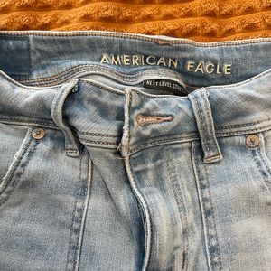 American Eagle. Flare leg jeans. Size 4 x-long.